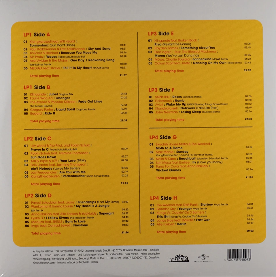 4 LP: Various - About Berlin - Best Of 10 Years, NEU & OVP - Bild 2 von 2