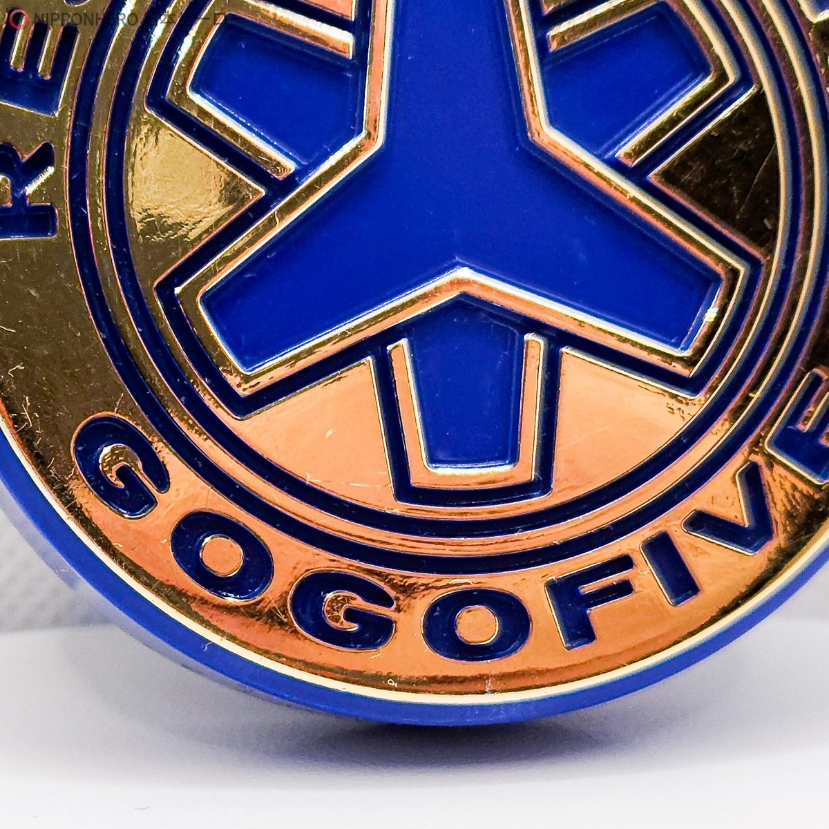 Super Sentai GOGO FIVE V GO GO ATTACHE CASE BADGE Bandai