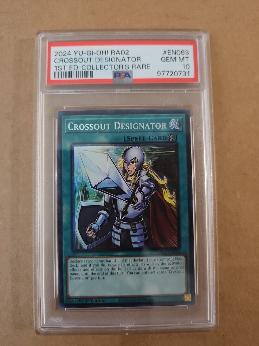 2024 Yu-Gi-Oh RA02-EN063 CROSSOUT DESIGNATOR COLLECTOR'S RARE