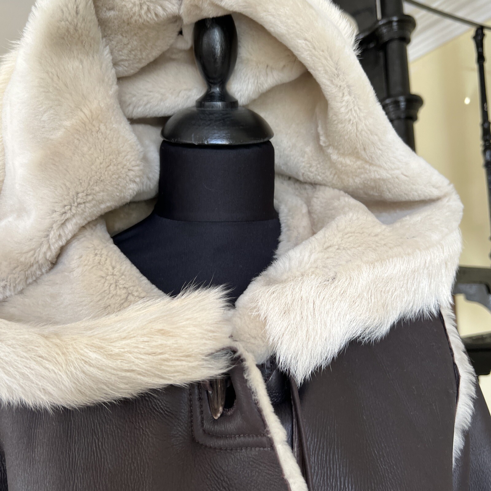 Celtic Co Clothing Shearling Jacket Coat NEW Sheepskin Buckskin 16 18