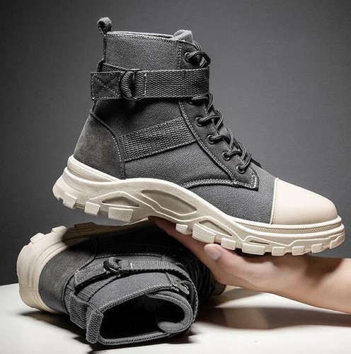 Sport Men Canvas Shoes Hiking Walking 