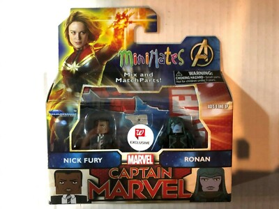 Marvel Captain Marvel Nick Fury Ronan Minimates Figure Pack Walgreens