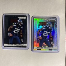 (2) 2013 Panini Prizm SILVER #194 Richard Sherman +Base  MINT Seattle Seahawks