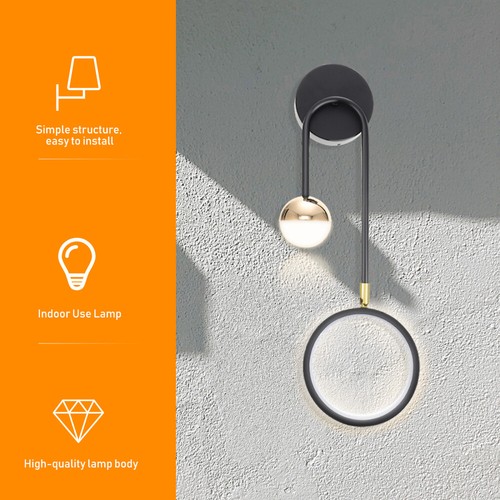 Decorative Wall Mounted Light Bedside Wall Lamp Simple Style Bedside