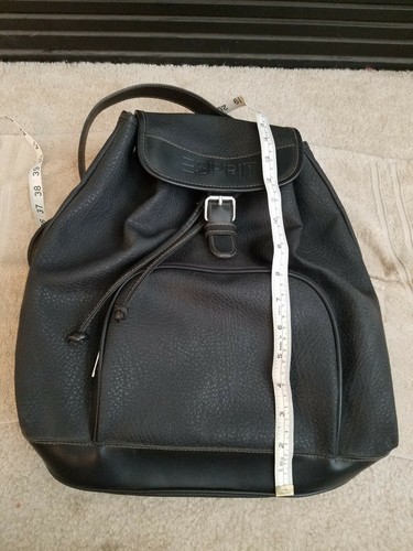 esprit leather backpack