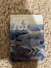 Delta Air Lines Pilot Trading Card No. 55 Boeing 767-300ER 2022 Card