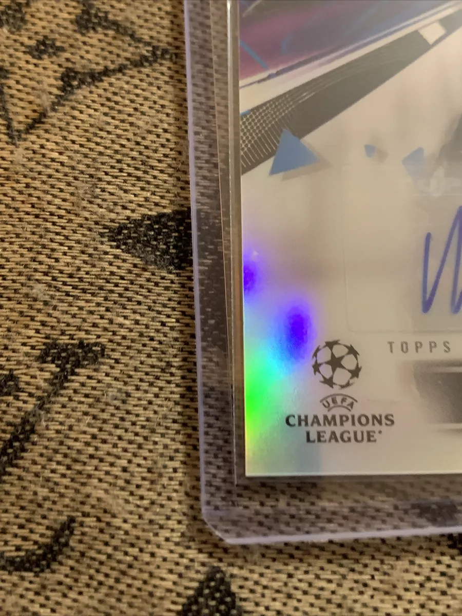 NOA LANG AUTO 2021-22 Topps Finest UEFA Champions League # BA-NL CLUB BRUGGE