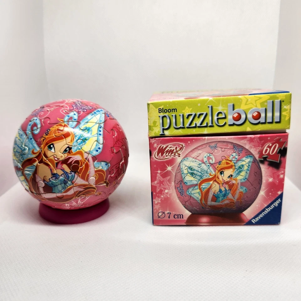 Lot of 10 Rare 2006,2008 Winx Club Ravensburger 3D Ball 60 PCS Jigsaw Puzzles - image 4 of 4