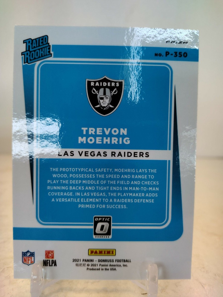 TREVON MOEHRIG GREEN PRIZM Optic Preview 2021 Donruss RATED ROOKIE