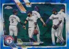 ANDERSON TEJADA ODOR RANGERS TEAM TOPPS CHROME SAPPHIRE BLUE BASE #283 2021