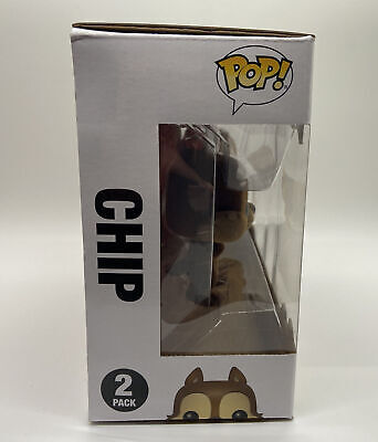 Funko POP Disney Chip And Dale Flocked 2 Pack 2017 SDCC Exclusive