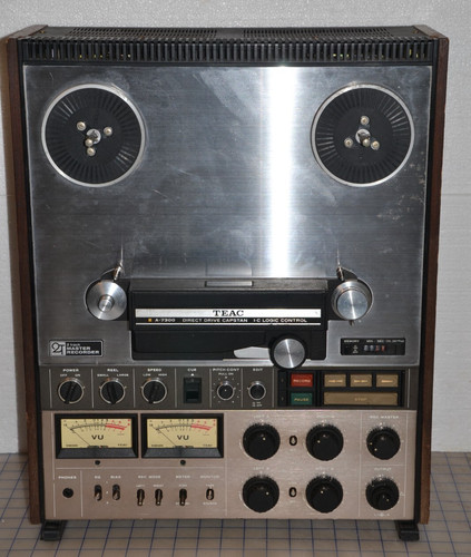 Vintage Teac A-7300 Direct Drive Reel To Reel Tape Recorder for Parts or Repair
