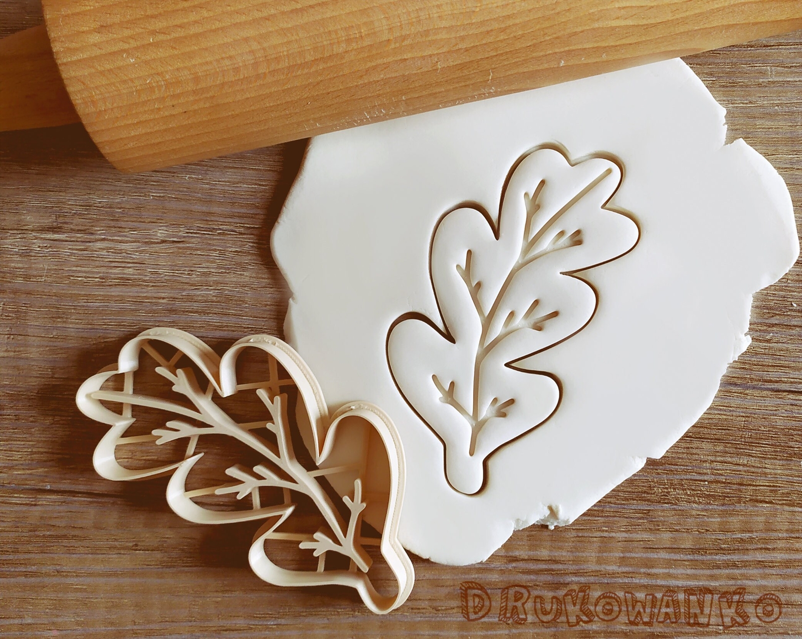 Decorative Tulip Rose Leaf Doodle Cookie Cutter Set - Cute Baking Tool  
