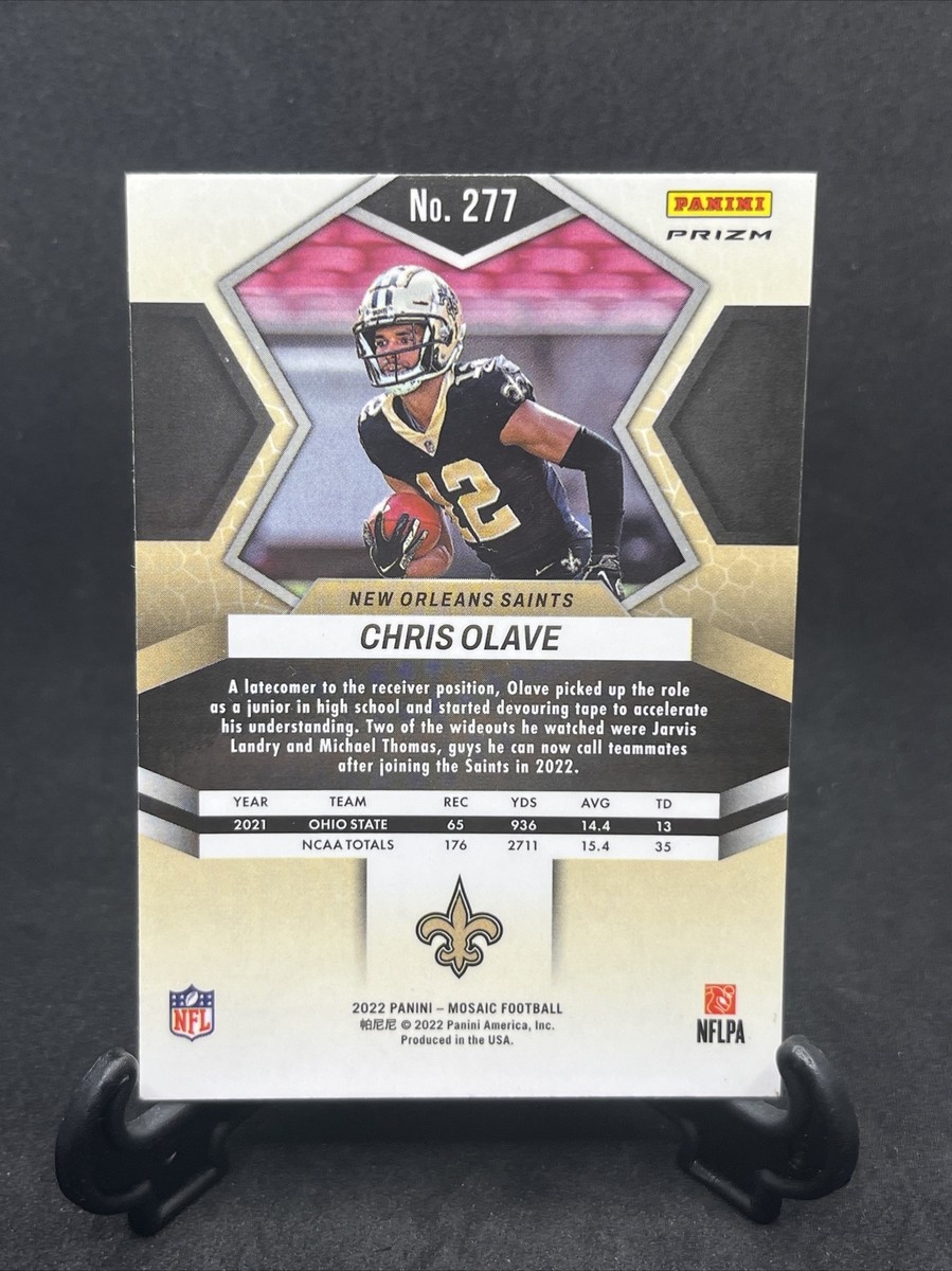 2022 Mosaic NFL Debut Redemption Pack Red Sparkle Prizm Chris
