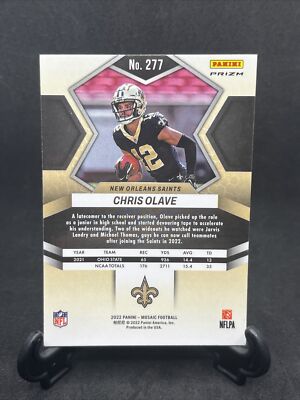 2022 Mosaic NFL Debut Redemption Pack Red Sparkle Prizm Chris