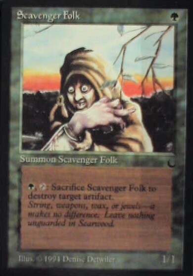 Scavenger Folk - The Dark: #87, Magic: The Gathering Nm R174