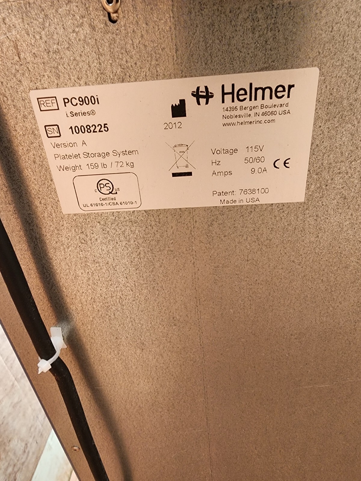 Platelet Incubator PC900i i.Series® Countertop/AirCooled/Digital