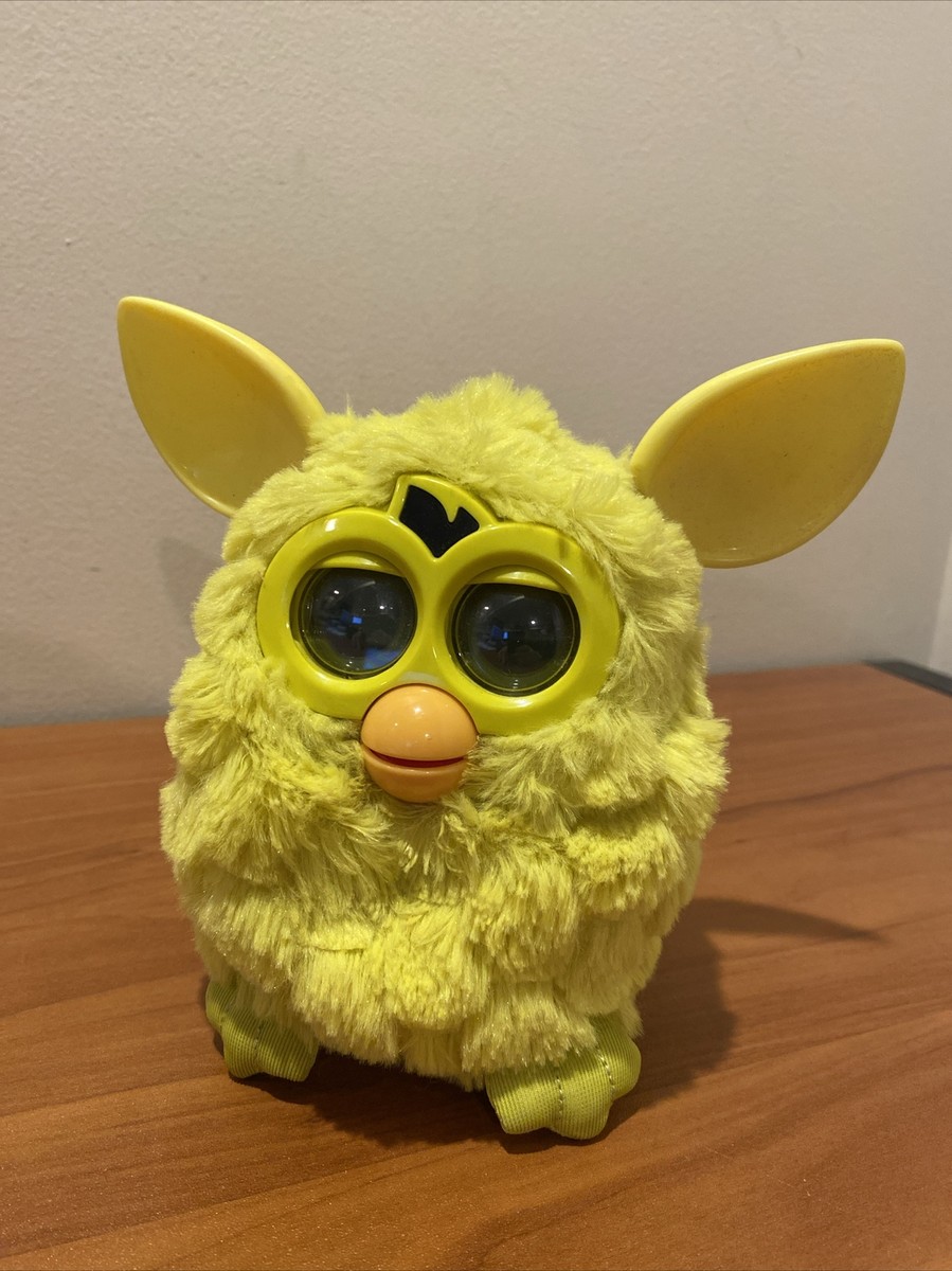 Hasbro Furby Boom Sprite Yellow Interactive Pet Toy 2012 Tested
