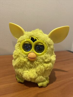 Hasbro Furby Boom Sprite Yellow Interactive Pet Toy 2012 Tested