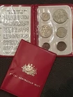 1972 Royal Australia Mint Set in Red Wallet Very Scarce