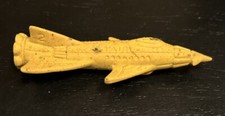 vintage DIENER Eraser: yellow SPACE SHIP ROCKET---ALTAIR--