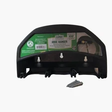 Plastic Wall Mounted Hose Hanger Utility Hooks Black Expert Gardener Organizer