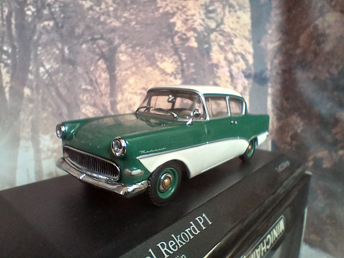 1/43 Minichamps Opel Rekord P1 1958 1 of 2016 | eBay
