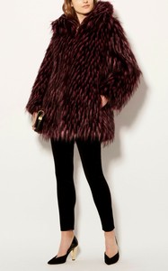 karen millen faux fur coat