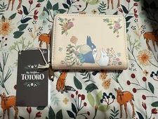 Loungefly Studio Ghibli® My Neighbor Totoro Flowers Totoros Mini Zipper Wallet