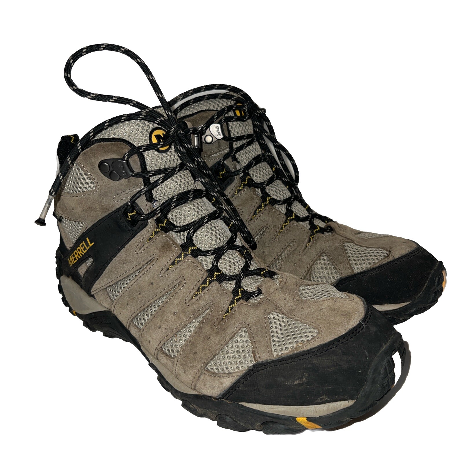 Scarpe da trekking Keen da uomo in camoscio marrone con serraggio misura 10 5