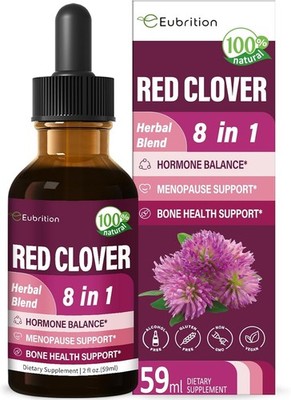 EUBRITION RED CLOVER 8-in-1 Herbal Formula Supplement for Menopause