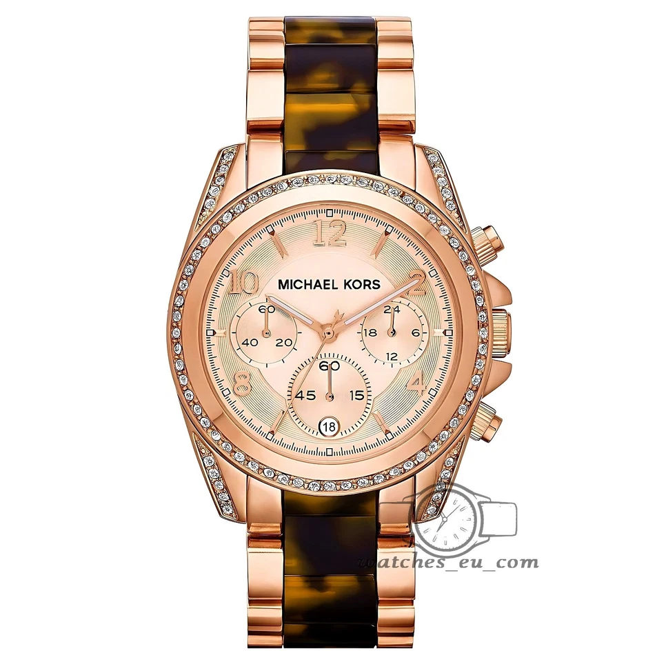 MICHAEL KORS BLAIR MK5859 ROSE GOLD DIAL TWO TONE STRAP BRAND NEW - SALE!!! - Image 2 of 4