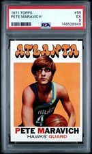 1971 TOPPS #55 PETE MARAVICH PSA 5