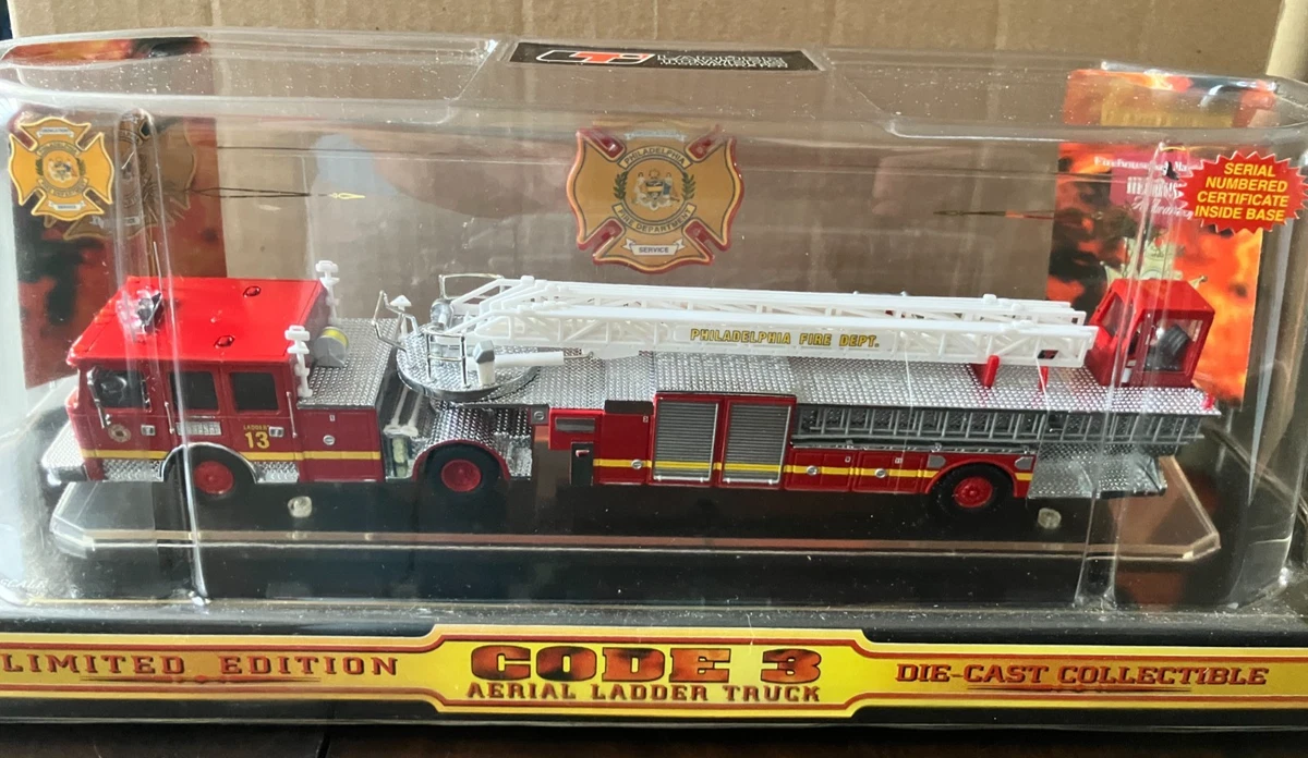 代码3/1:64 比例压铸消防车| eBay