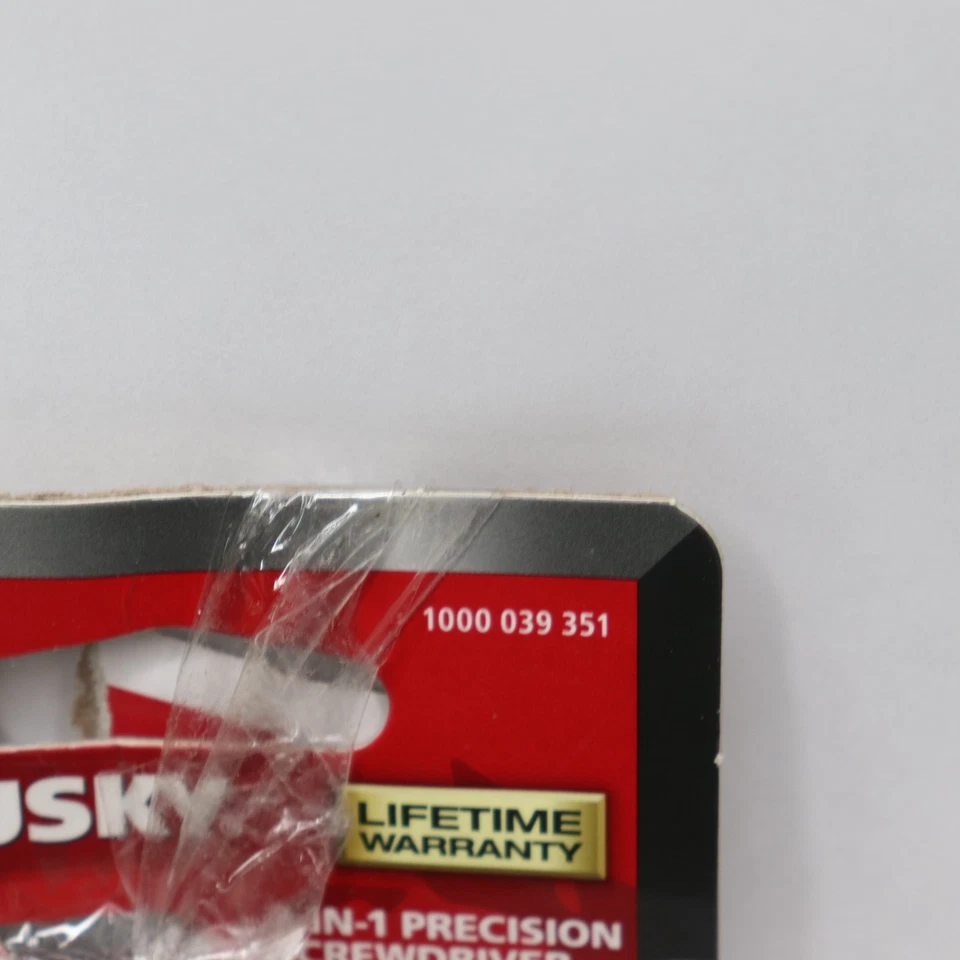 Husky Precision Screwdriver Alloy Steel/Rubber - Incomplete Missing Tips - Image 2 of 4