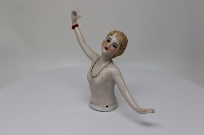 Teepuppen Tanzerin Sexy Half Doll Pincushion Arms Away Franzosisch Stil Art Deco