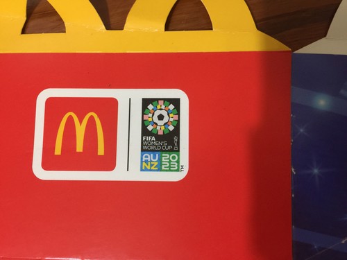 fifa womens world cup mcdonalds mchappy meal box empty box 2023 soccer promo - Picture 3 of 13