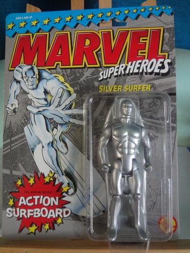 Marvel Superheroes Action Figures Toy Biz 1990 Silver Surfer & Dr. Doom