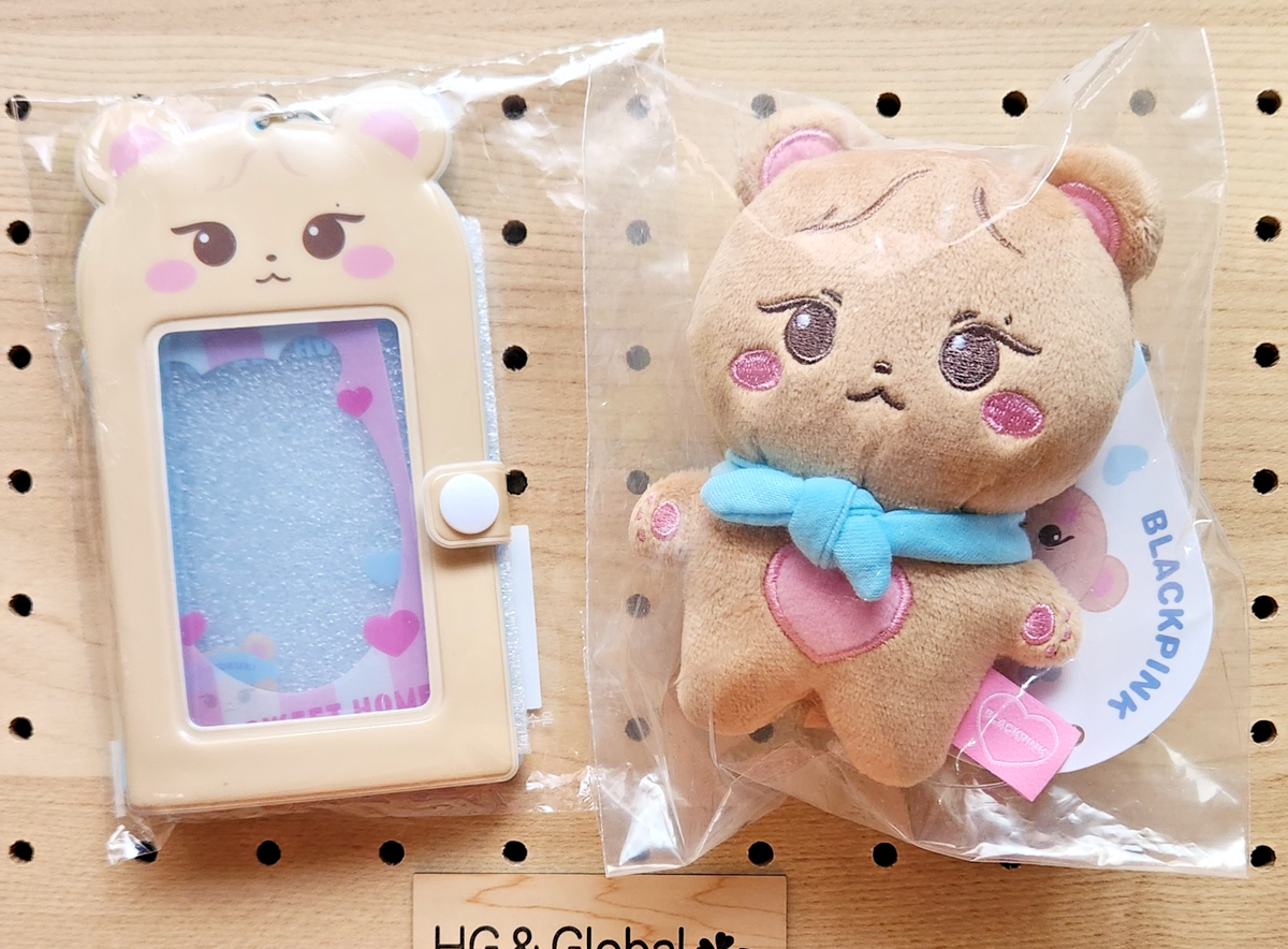 BLACKPINK Jennie Photocard + GOMDEUKI Keyring Frame Set Rare BLACKPINK Jennie Photocard + GOMDEUKI Keyring Frame Set Rare