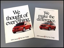 1999 Dodge Caravan And Grand Van 28-page Original Car Sales Brochure Catalog Set