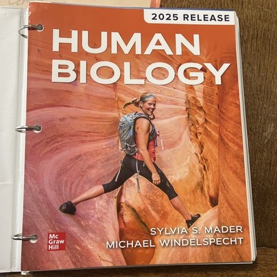 Looseleaf for Human Biology (2025 - Loose Leaf, by Sylvia S. Mader; - New