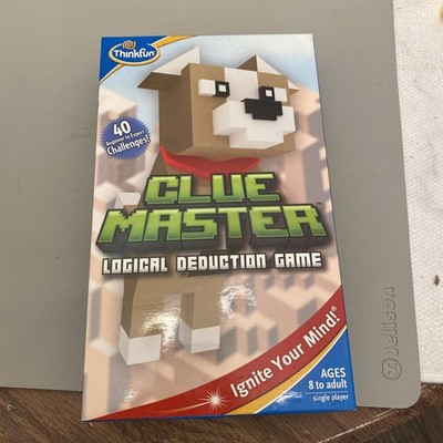 New Thinkfun Clue Master Logical Deduction Game Reasoning 40 Challenges..