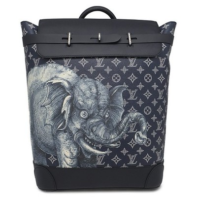 LOUIS VUITTON Rucksack Â· Daypack Steamer Backpack Leder Monogram Savann