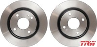2X Bremsscheibe TRW DF6399 2 Bremsscheiben Vorderachse Vorne FüR Ford