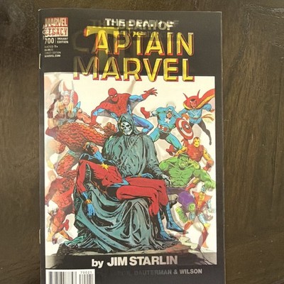 Marvel The Mighty Thor #700 The Death of Captain Marvel Jim Starlin Variant