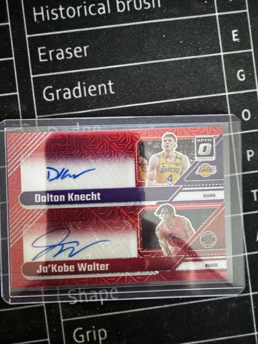 2024-25 Panini Donruss Optic Dual Autograph Dalton Knecht Ja
