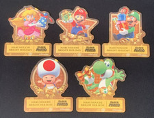 SUPER MARIO Yoshi Peach Luigi etc Sticker Set Marunouchi Bright Holiday Limited