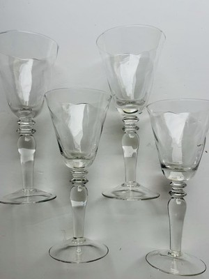 Royal Leerdam Colonial Williamsburg Baluster Kelche 4er Set CW4 Kristall 20cm