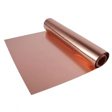 Copper Sheet Crafting Electrical Projects 44 Gauge 0.05mm 8 Inch x 10ft Roll