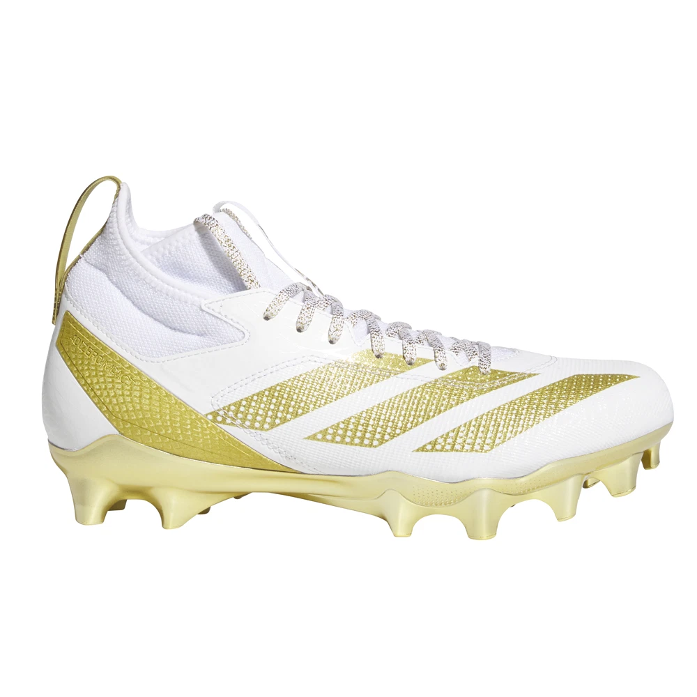 Adizero Impact Exotic Speed Football Cleats Size Men 12 Metallic Gold White Amazon.com | Adidas Unisex-Adult Adizero Impact, White/Gold  main image 4